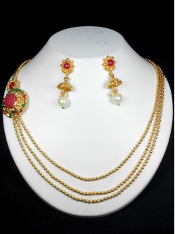 polki_necklace_set_2450PN4358